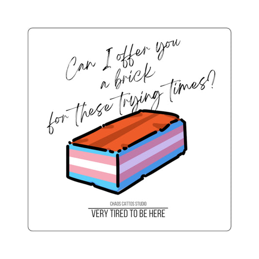 Stonewall Pride Brick - Square Pride Stickers