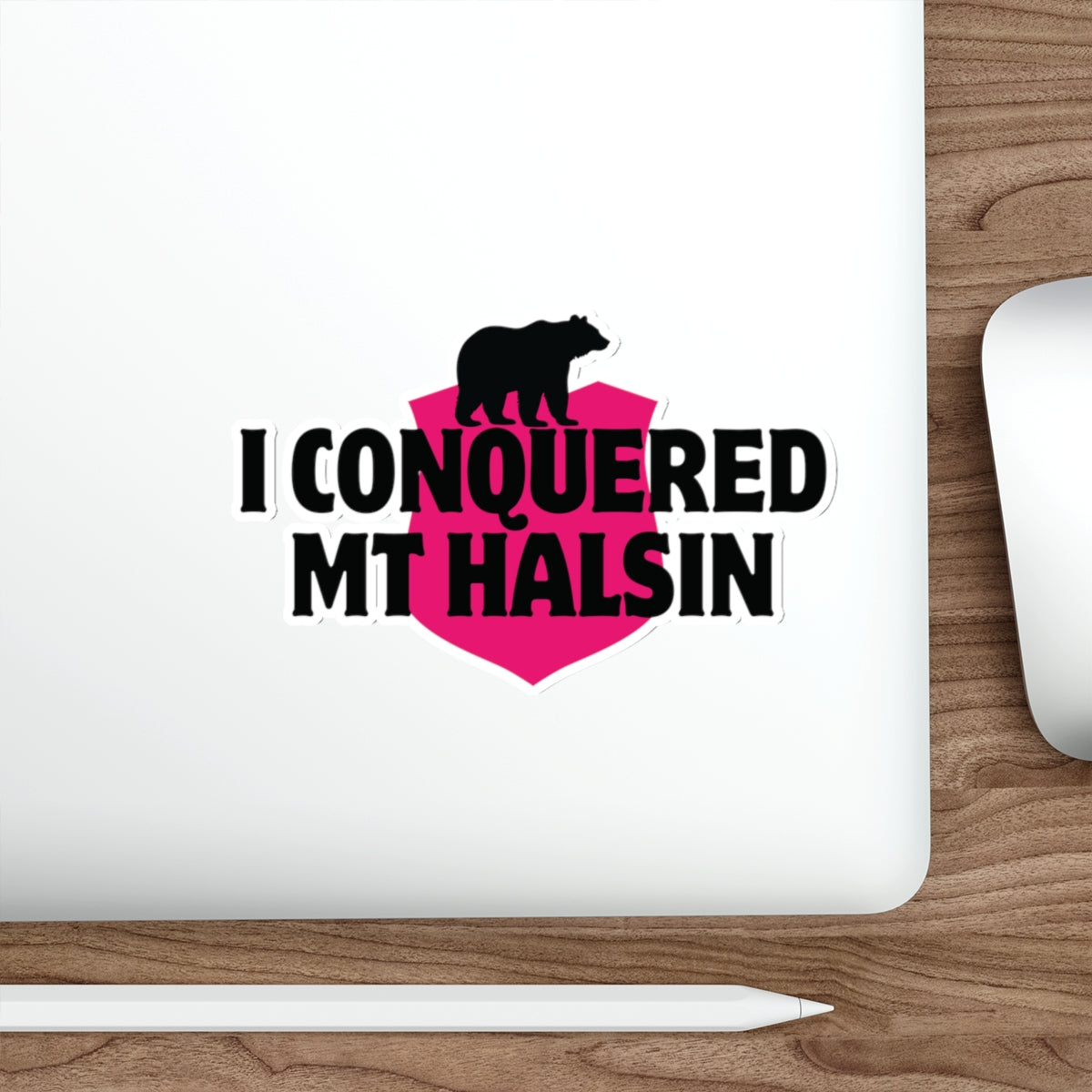 I Conquered Mt Halsin - Die-Cut Stickers