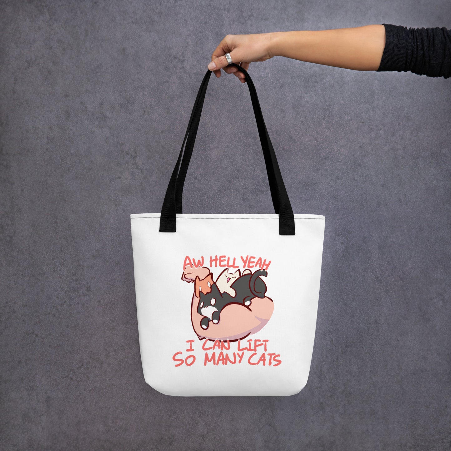 I Can Lift So Many Cats - Tote bag