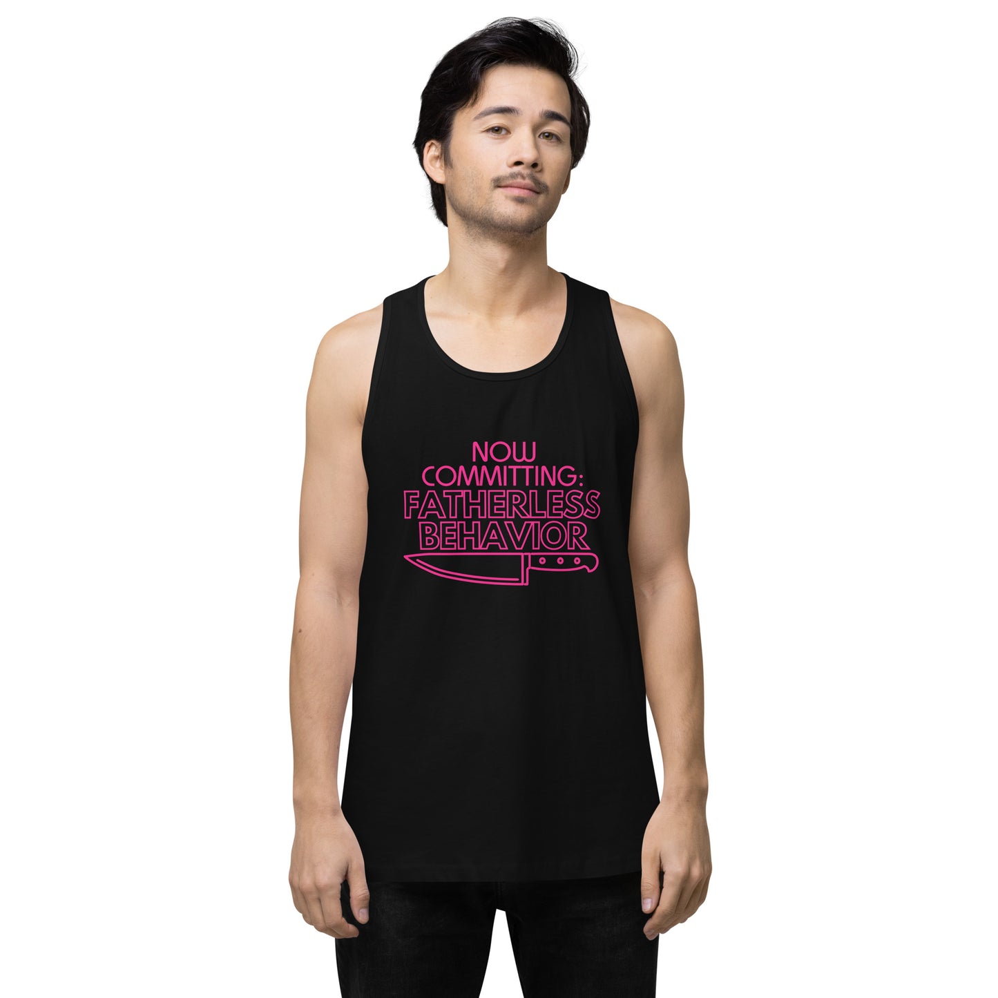 Now Committing: Fatherless Behavior - Men’s premium tank top