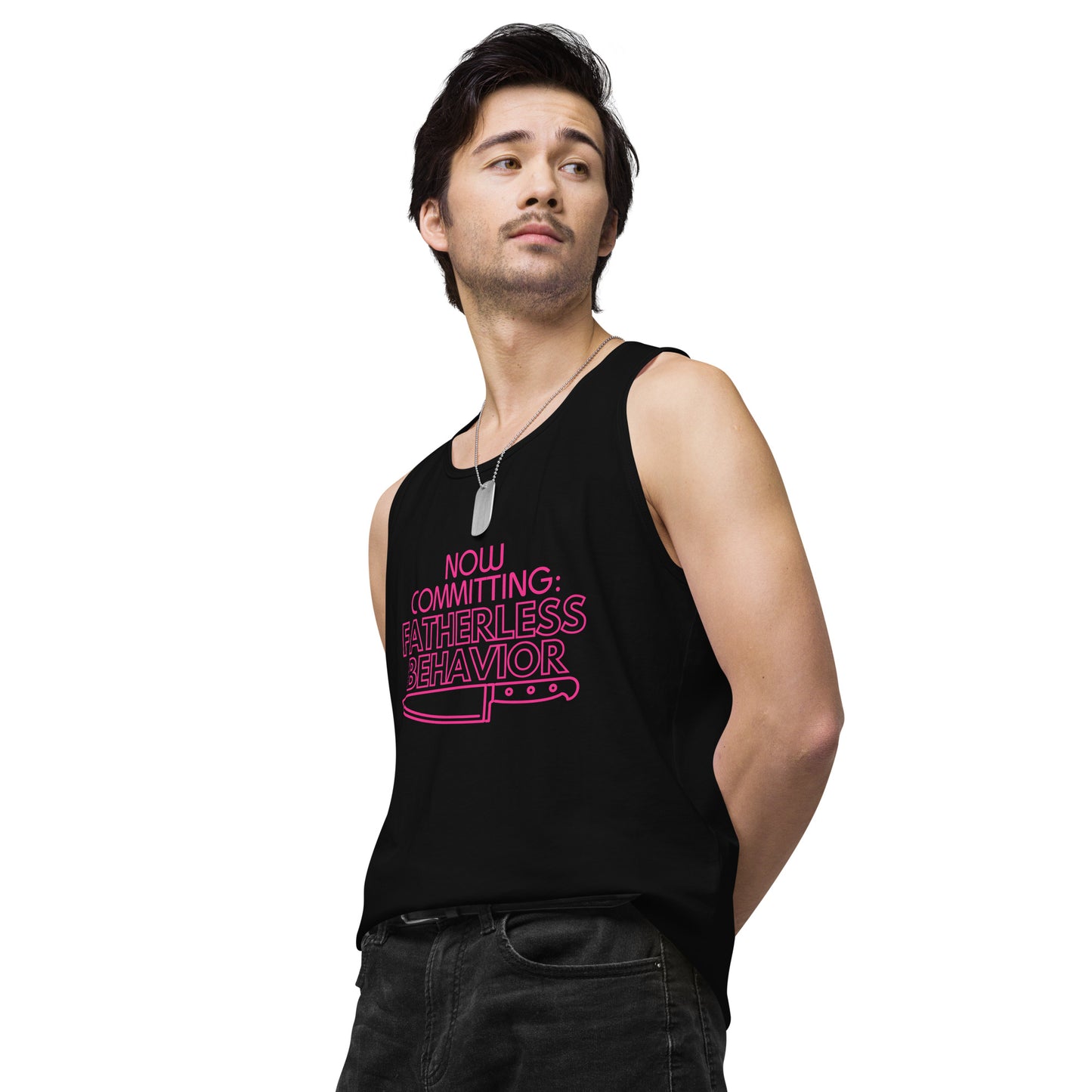 Now Committing: Fatherless Behavior - Men’s premium tank top