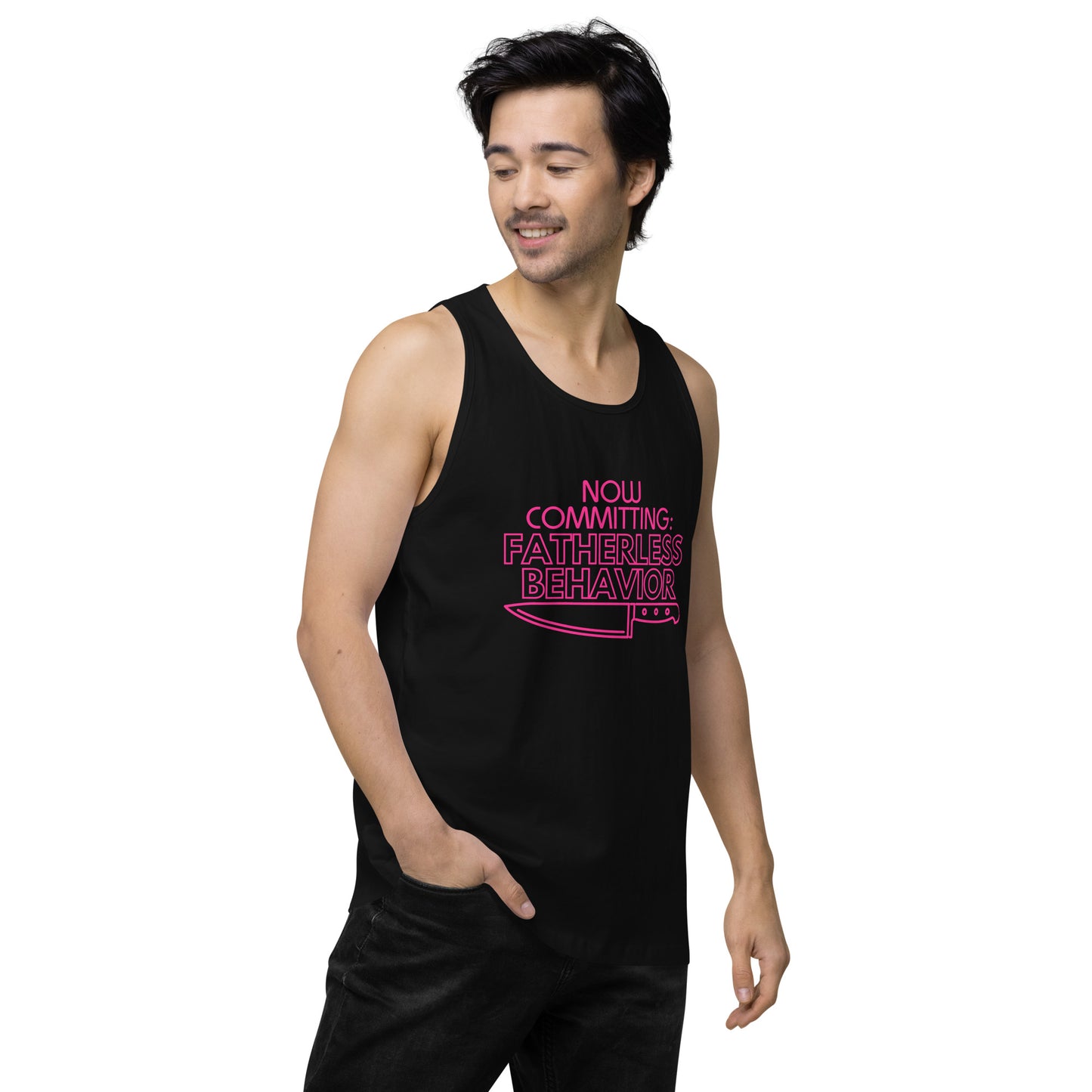 Now Committing: Fatherless Behavior - Men’s premium tank top