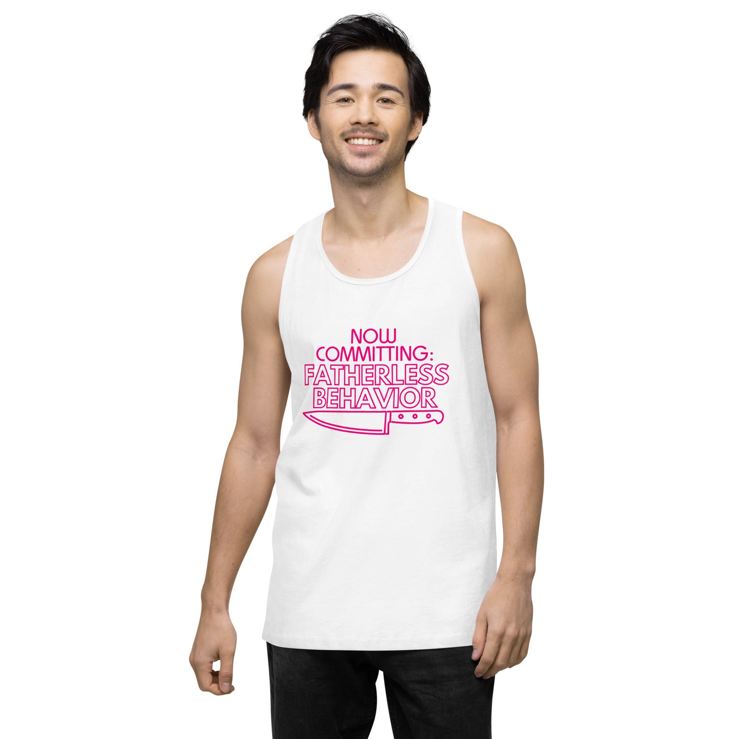 Now Committing: Fatherless Behavior - Men’s premium tank top