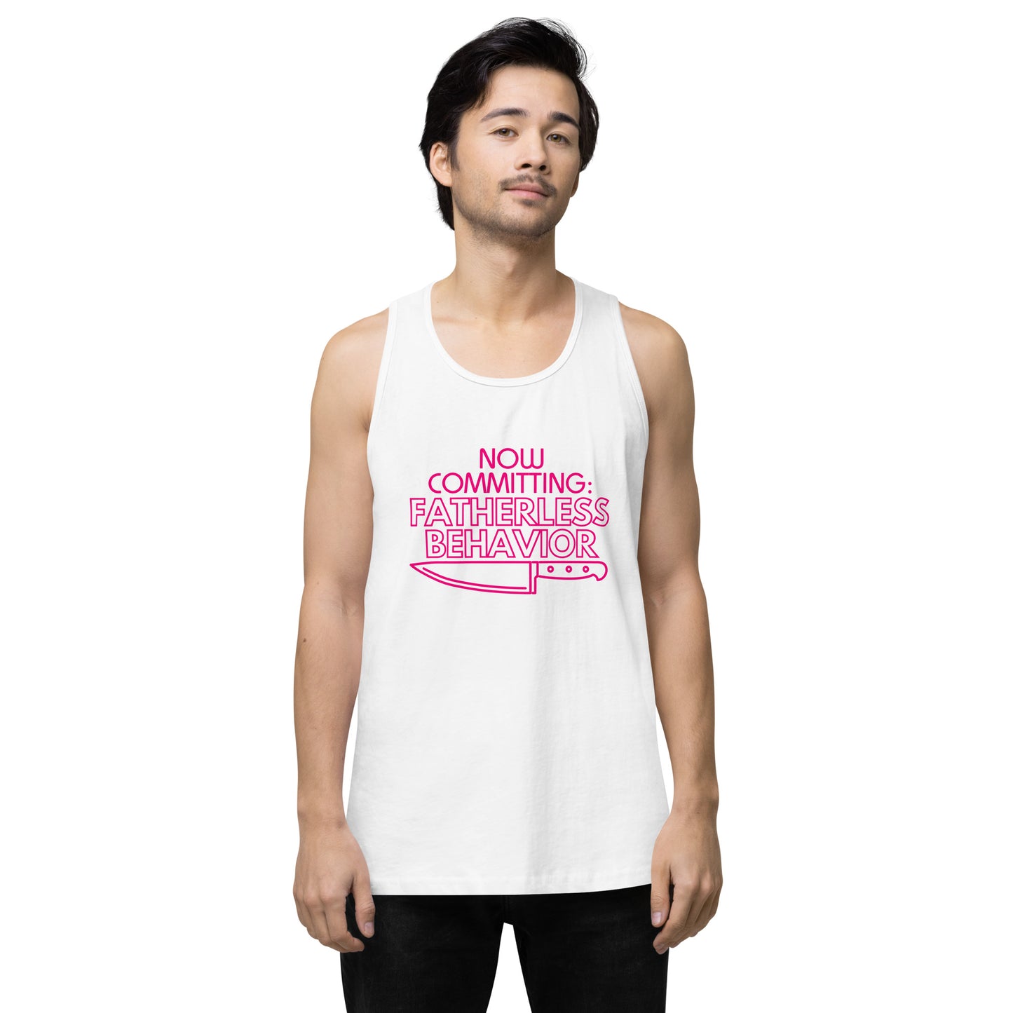 Now Committing: Fatherless Behavior - Men’s premium tank top