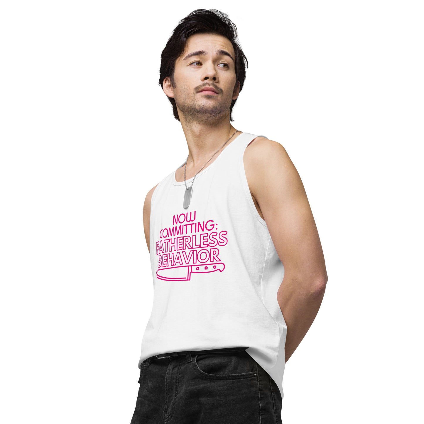 Now Committing: Fatherless Behavior - Men’s premium tank top