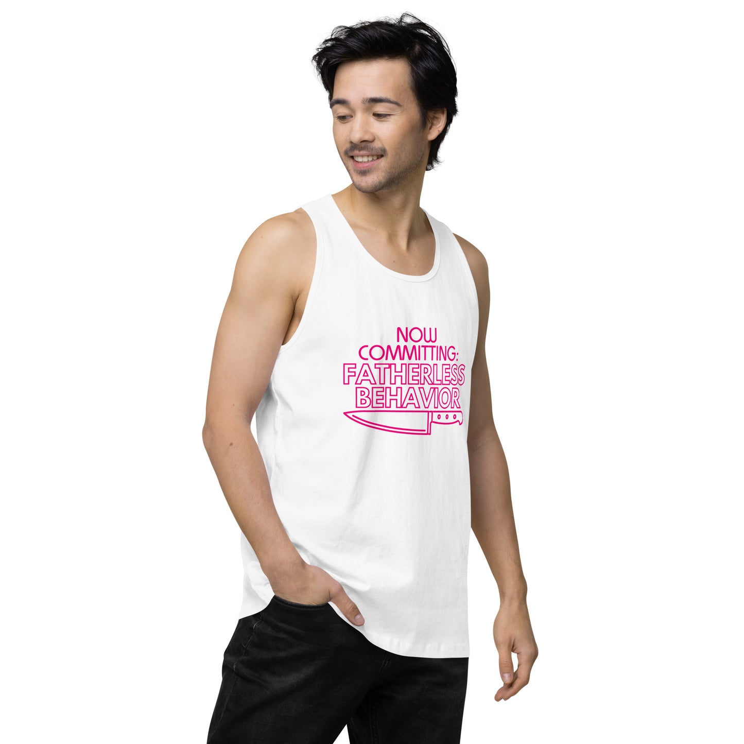 Now Committing: Fatherless Behavior - Men’s premium tank top