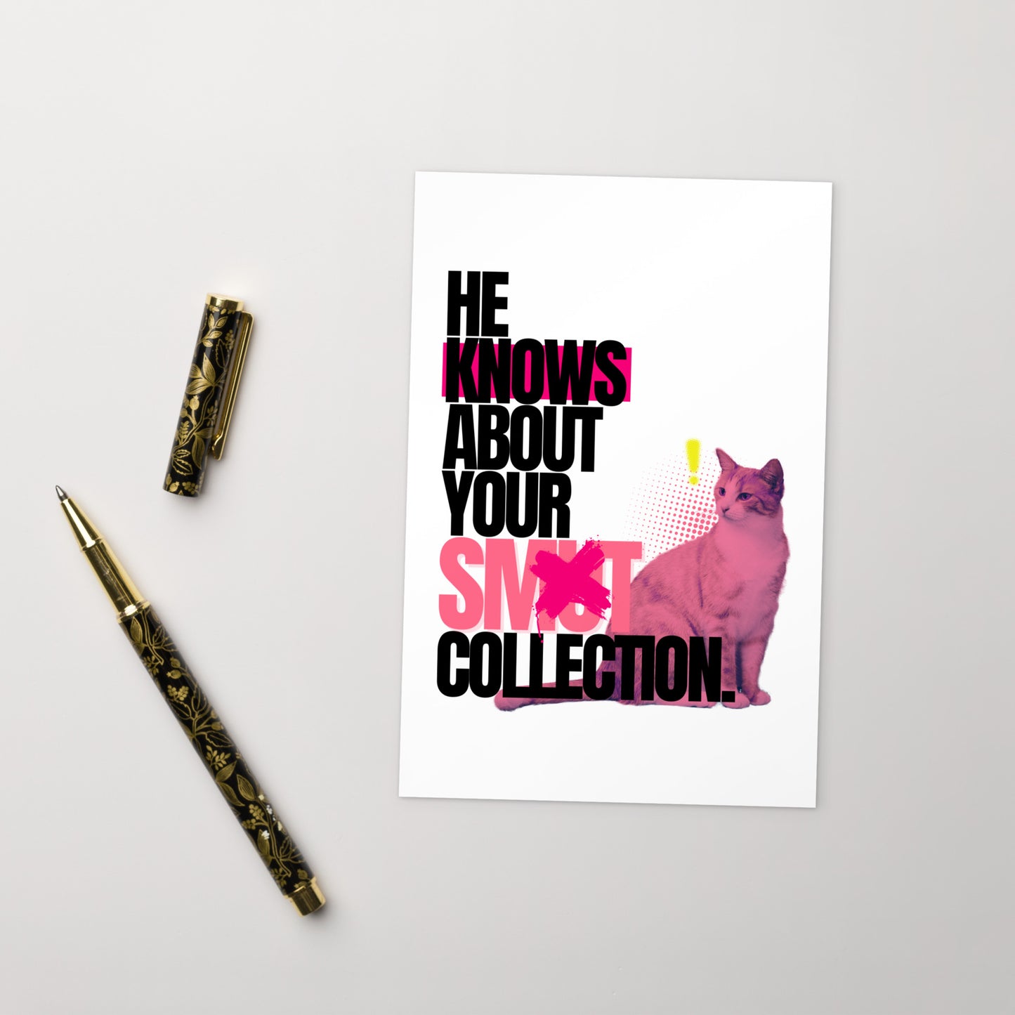 He Knows - Standard Postcard