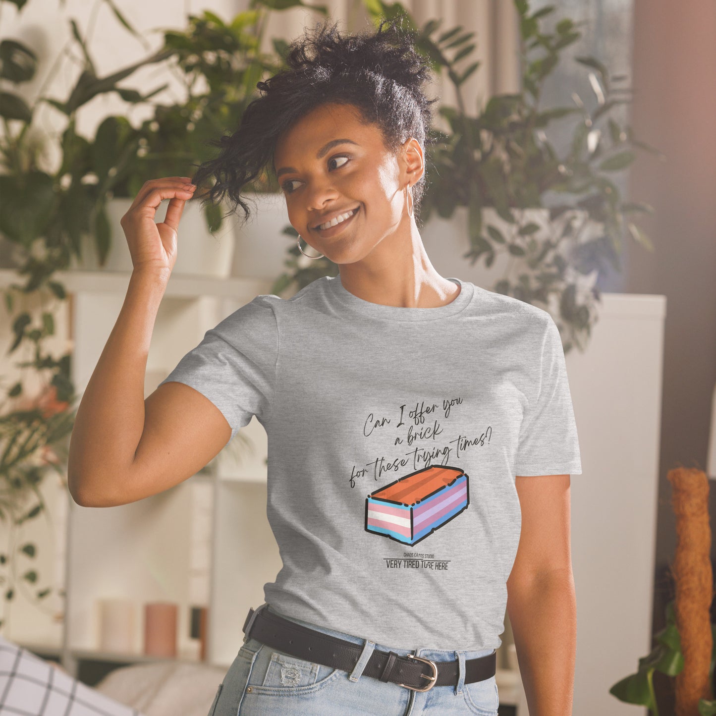 Can I offer you a brick during these trying times? - Short-Sleeve Unisex T-Shirt