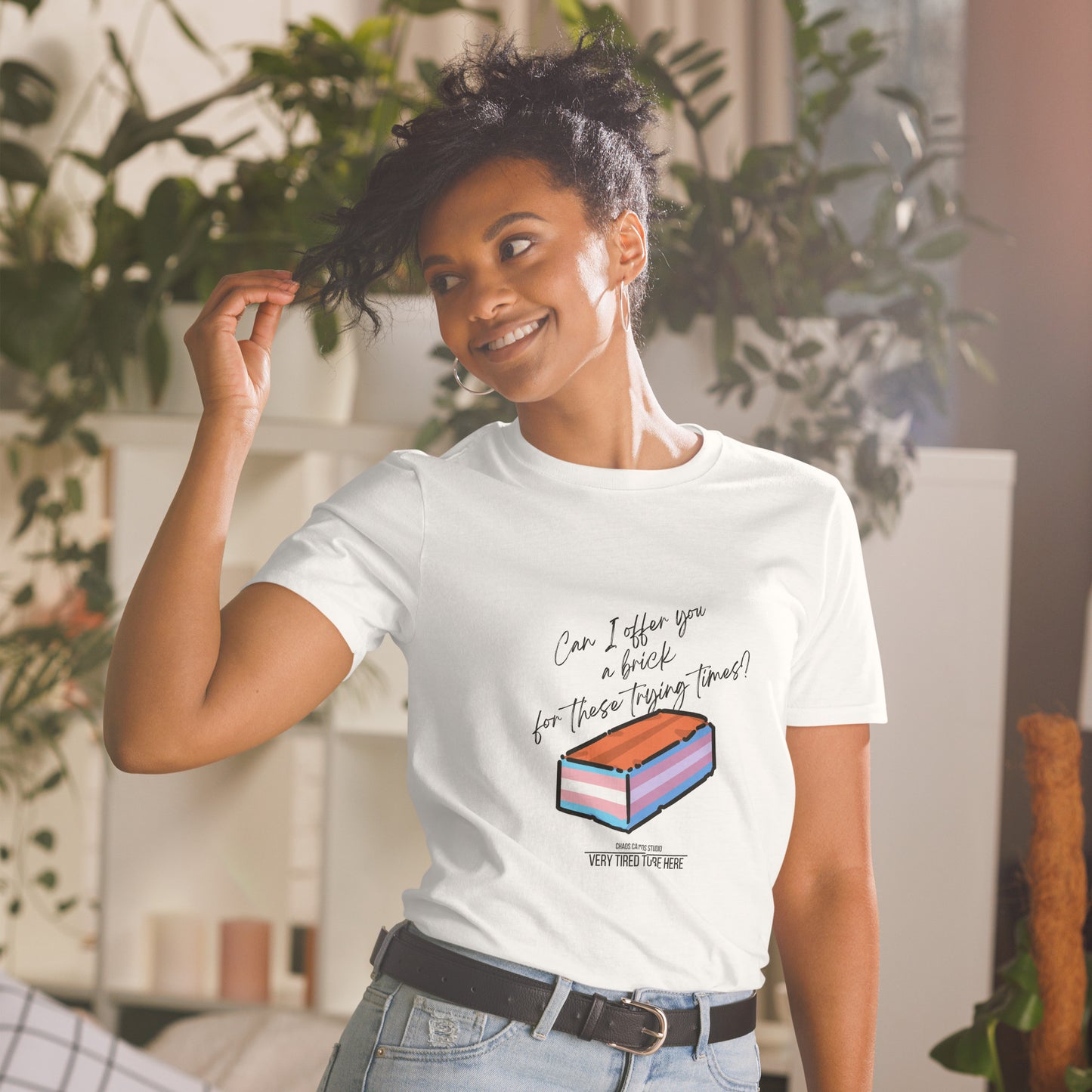 Can I offer you a brick during these trying times? - Short-Sleeve Unisex T-Shirt