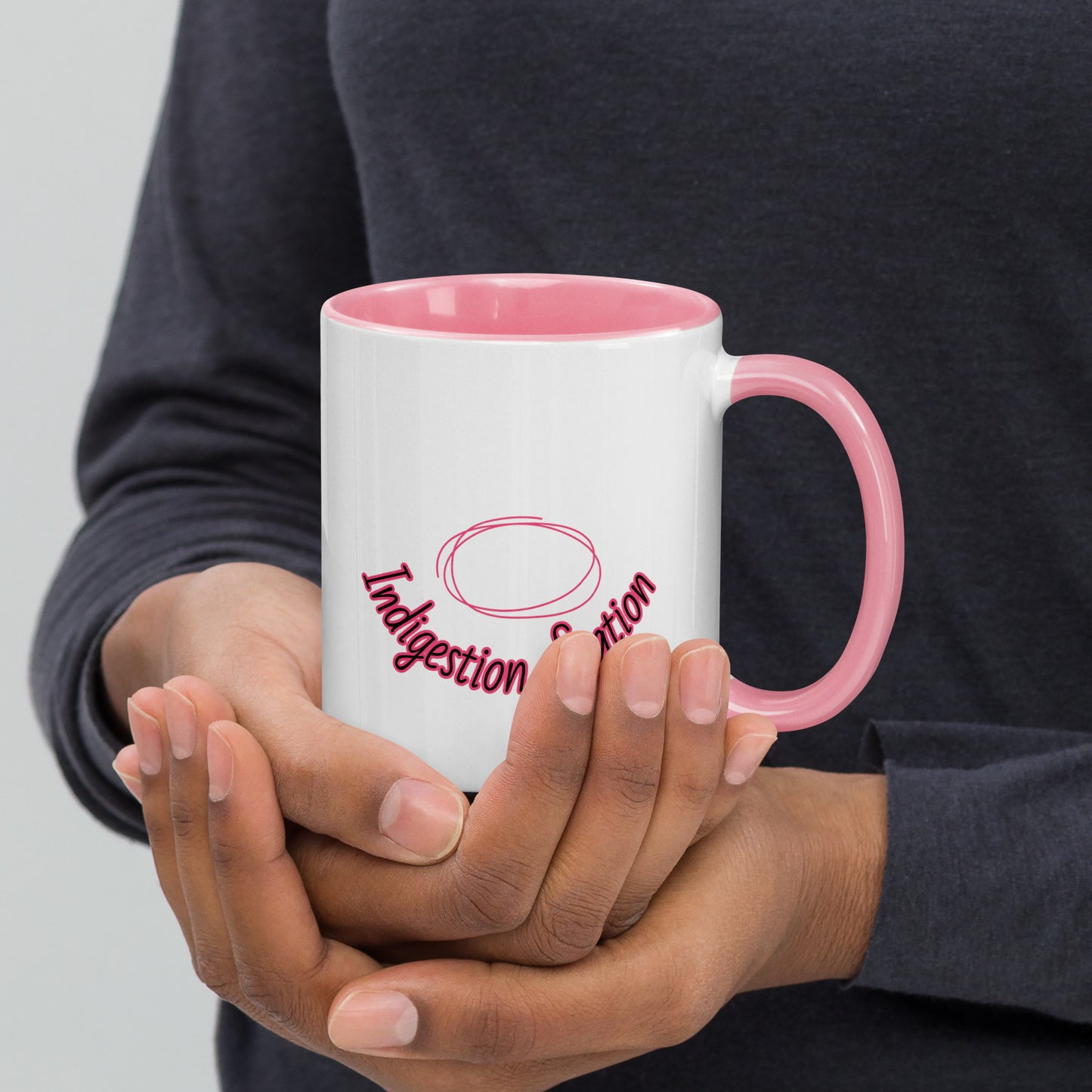 Indigestion Station - Mug with Color Inside