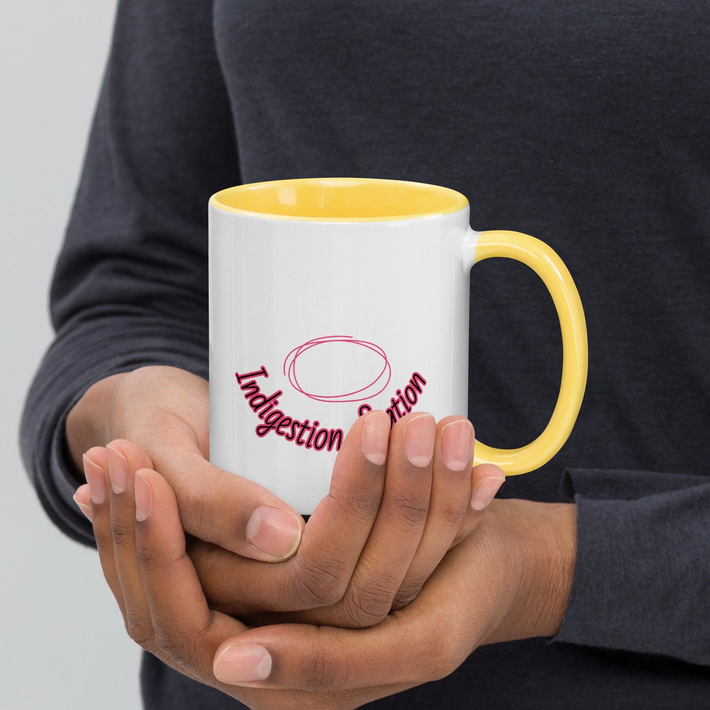 Indigestion Station - Mug with Color Inside