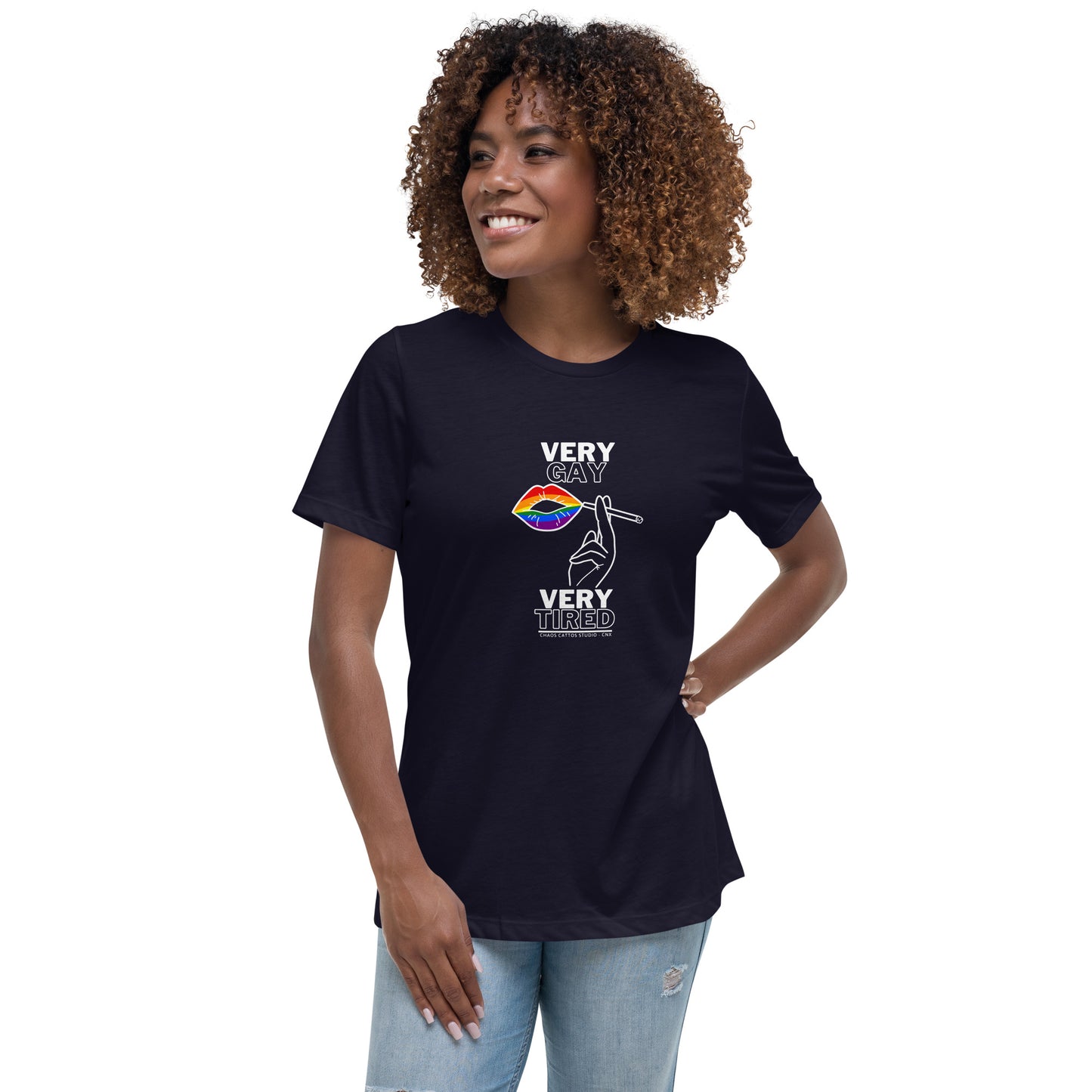 Very Gay, Very Tired - Women's Relaxed T-Shirt